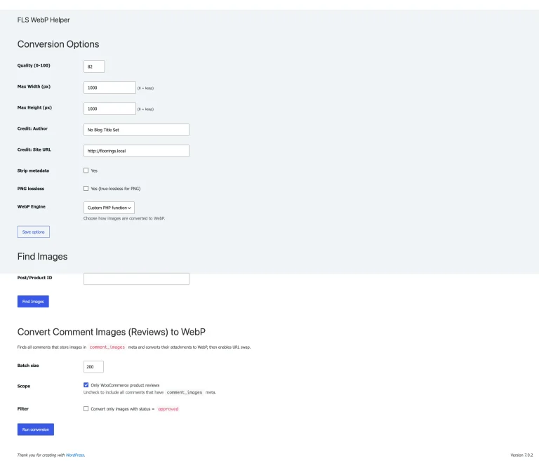 افزونه تبدیل تصاویر به WebP در وردپرس