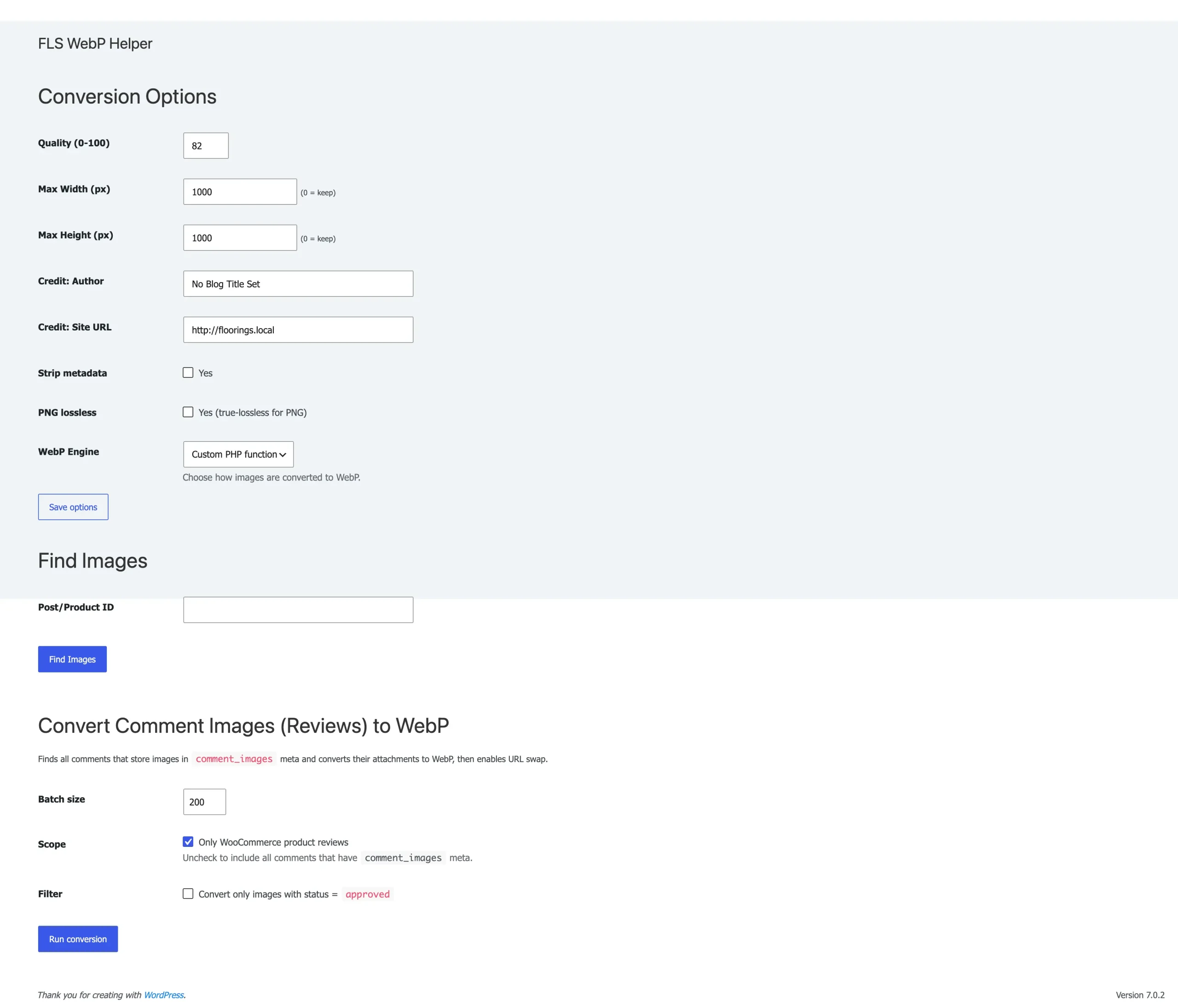 افزونه تبدیل تصاویر به WebP در وردپرس